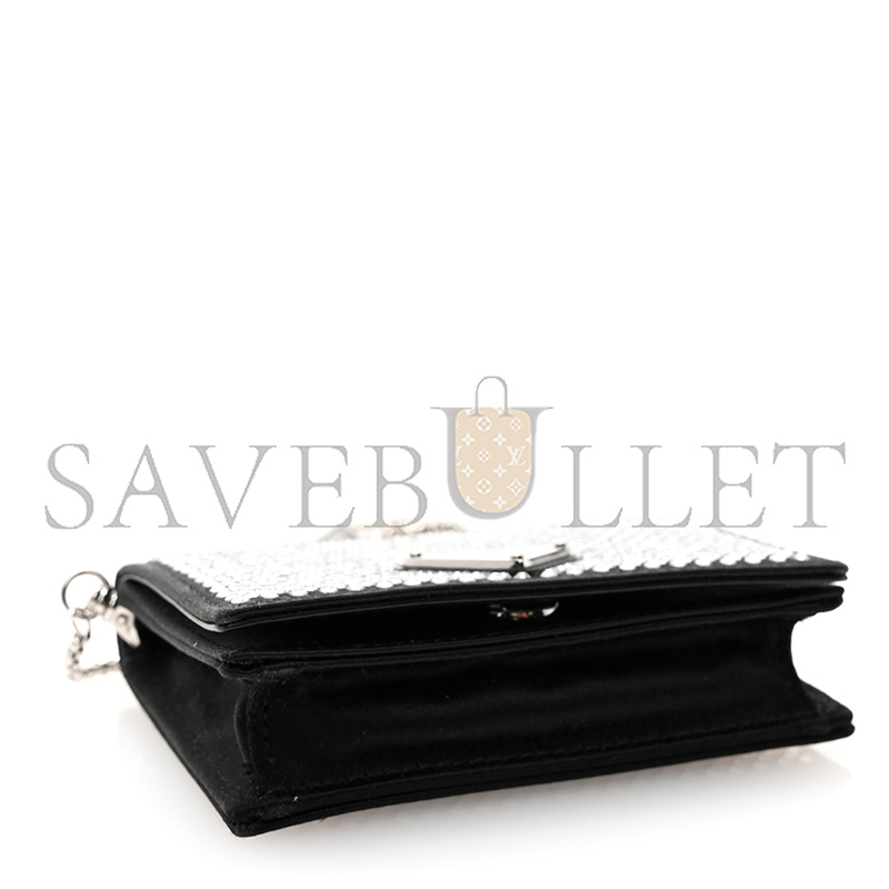 Pra*a satin crystal metal triangle logo card holder with strap cristal 1mr024 (11.5*8cm)
